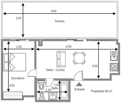 Alora - Piso 1hab. en venta en calle Corriente