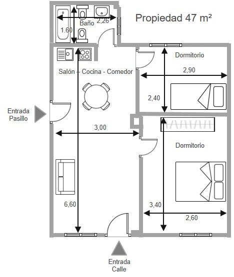 Alora - Piso 2hab. en venta en calle Corriente