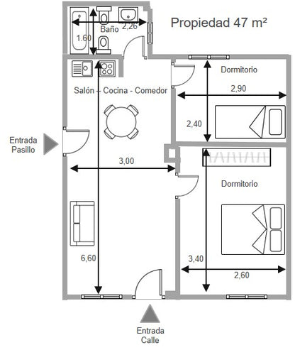Alora - Piso 2hab. en venta en calle Corriente