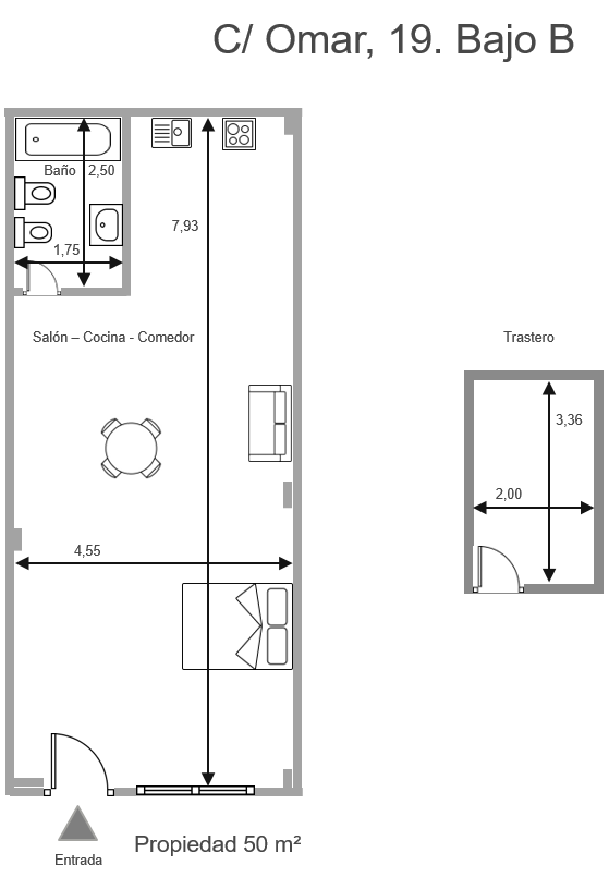 Alora - Estudio en venta en calle Omar